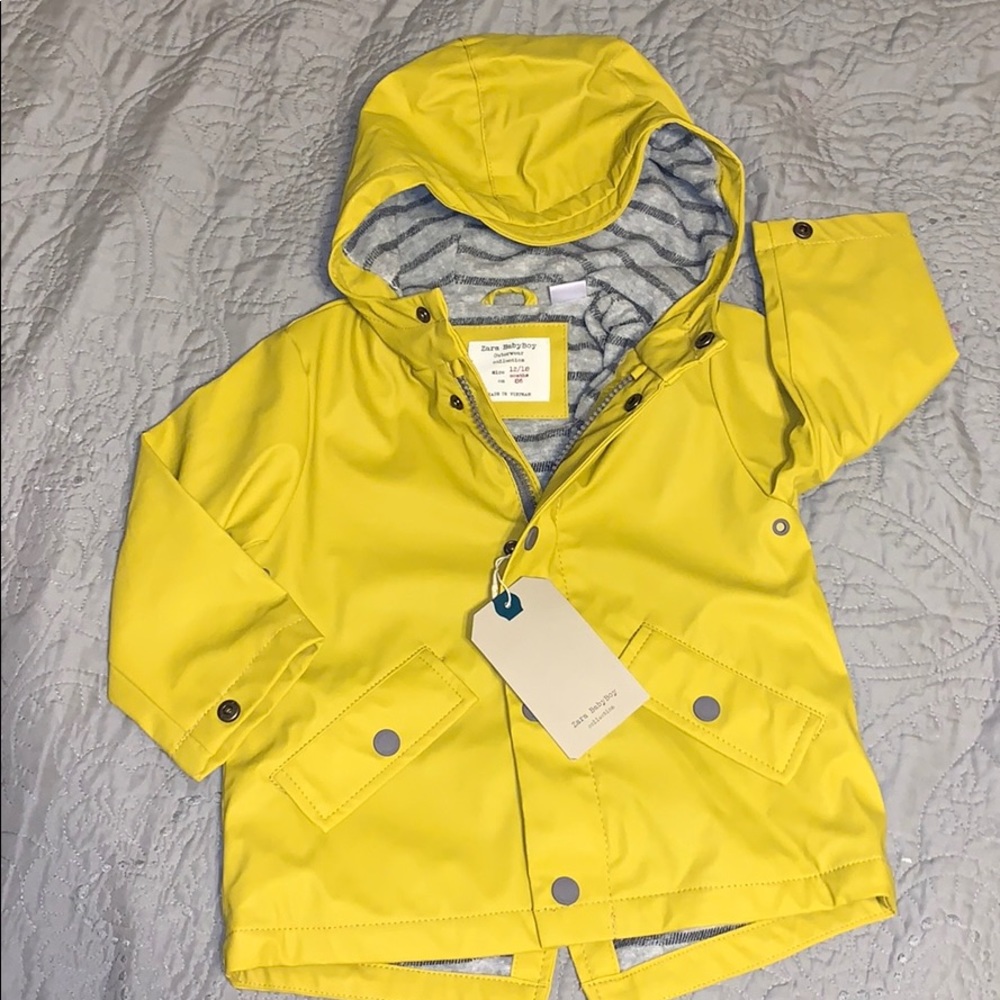 NTW Zara baby boy rain coat size 12-18 month